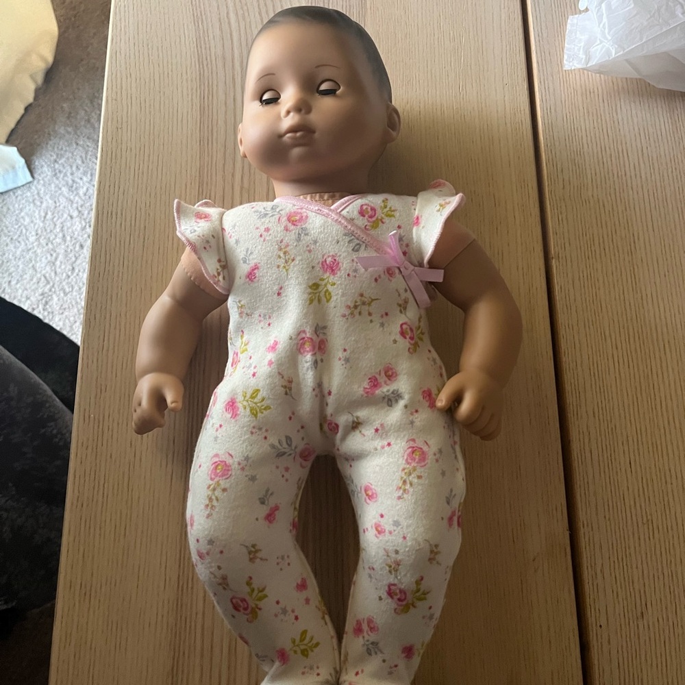 AMERICAN GIRL BITTY BABY DOLL HEART INSIDE OF STAR ON CHEST